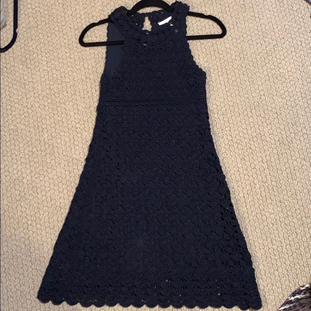 DVF Adie Navy Dress P